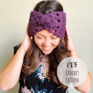 Pineapple & Pine Headband Crochet Pattern Crochet Headband image 1