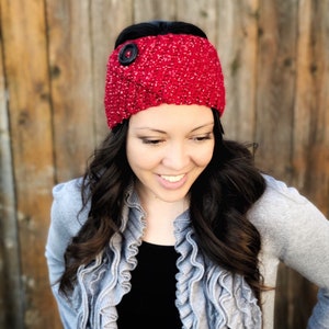 Kelsi Headband Pattern Crochet Pattern Crochet Headband Pattern Crochet Ear Warmer Pattern PATTERN ONLY image 4