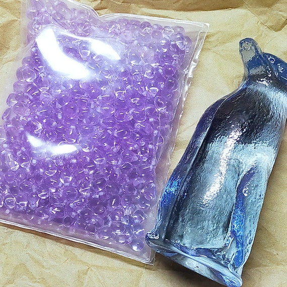 ネオジウム　アレキサンドライト　ガラス　置物 ヴィンテージアレキサンドライトガラス製クジラ置物
