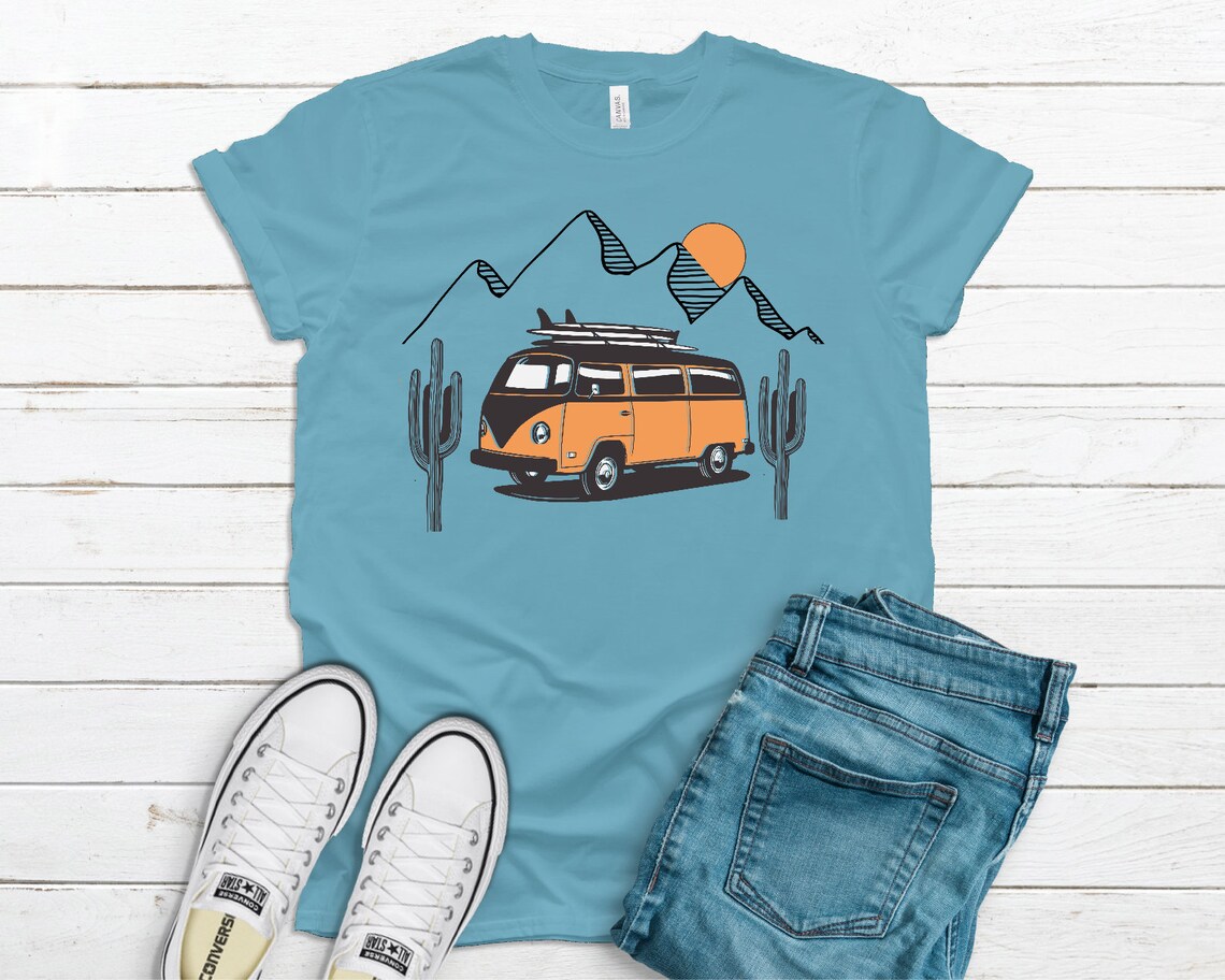 Van Life T Shirt Campwear Van Dwellers Van Lifers Etsy