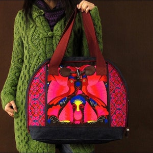 Miya&#39;s Original Ethnic Hmong Embroidered Shoulderbag - Freedom