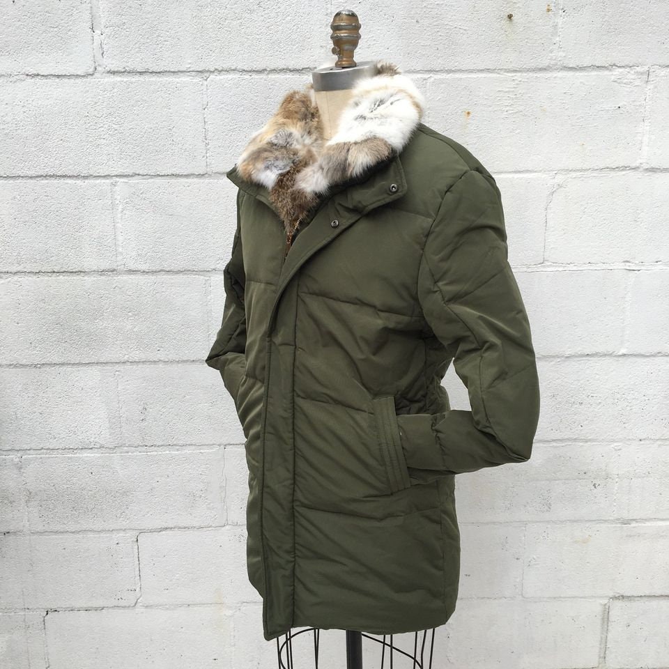 Military Army Green Short Black Faux Fur Lined Parka Ladies Winter  Microfiber Sleeves Coat Mrs Badges Jacket Fashion Wear - AliExpress