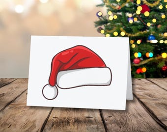 Bedankkaart kerstman - melk en koekjes
