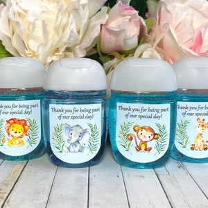 jungle baby shower party favors
