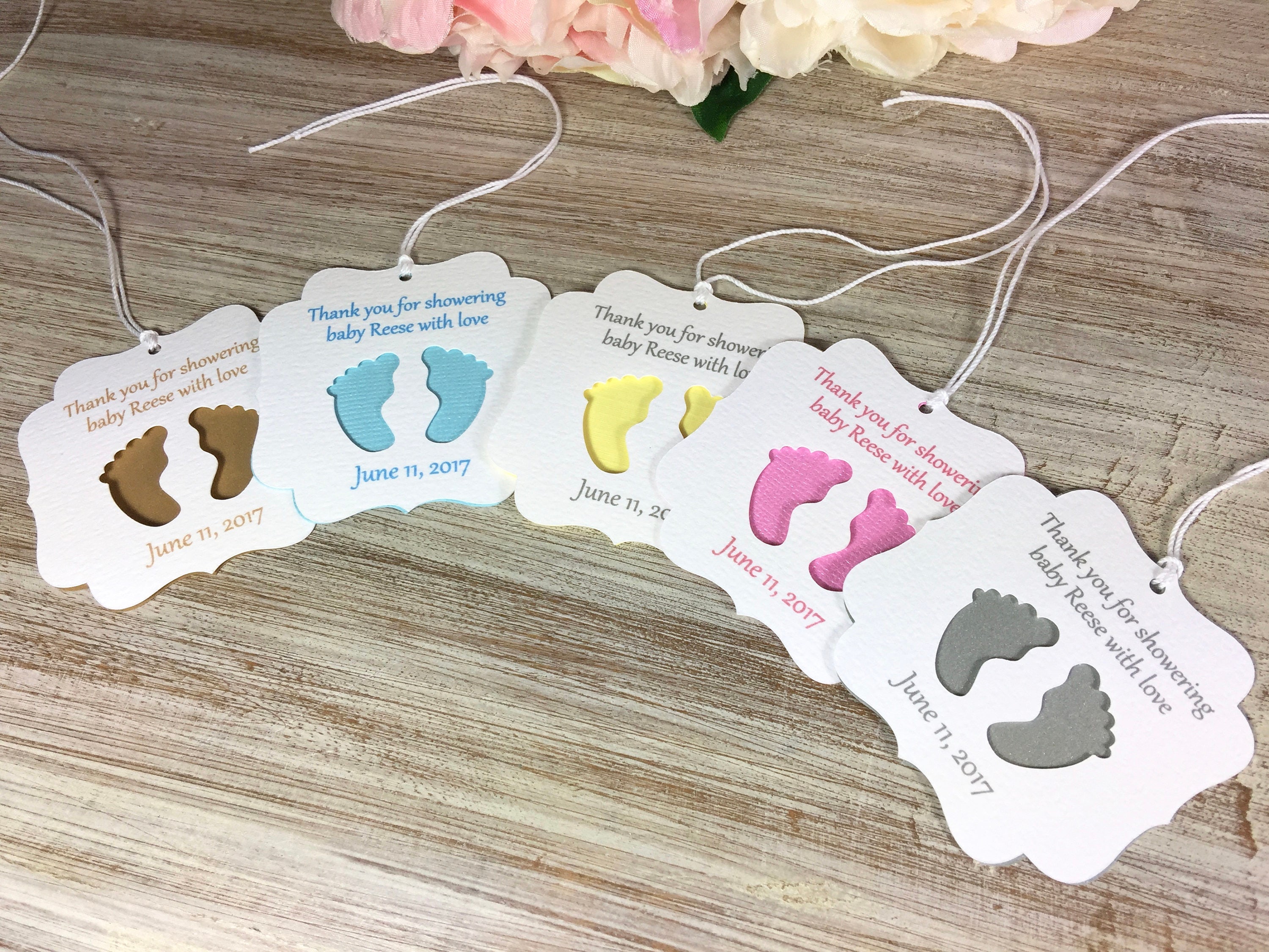 Baby Shower Favor Tags Baby Shower Party Favor Tag Baby Etsy Australia
