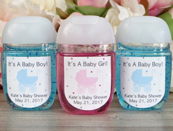 Its a Girl baby shower favor label, Stroller hand sanitizer labels, hand sanitizer favor labels, Its a Boy labels, Its a Girl stickers Il_570xn