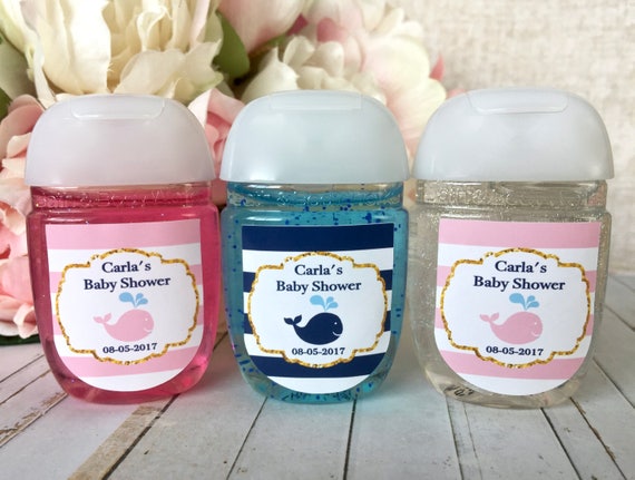 whale baby shower favors