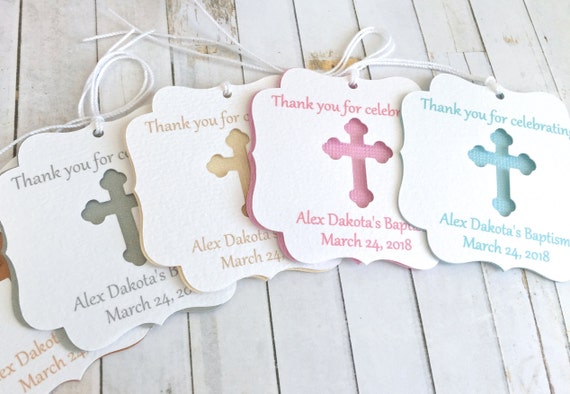 Baptism favor tags, Mi bautizo, Mi baptism, baptism favors for boys, First Communion favor tags, Christening favor tag, First Holy Communion Il_570xn