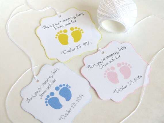 baby favor tags
