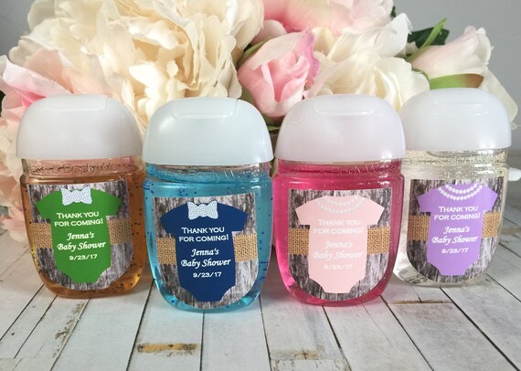 Rustic Baby Shower Favor Label Baby Shower Favor Sticker