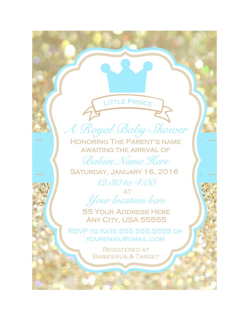 Little Prince Baby Shower Invitation Printable Baby Shower Etsy Little Prince Baby Shower Invitation Printable Baby Shower Etsy