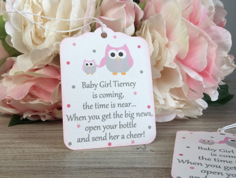 etsy baby shower favor tags