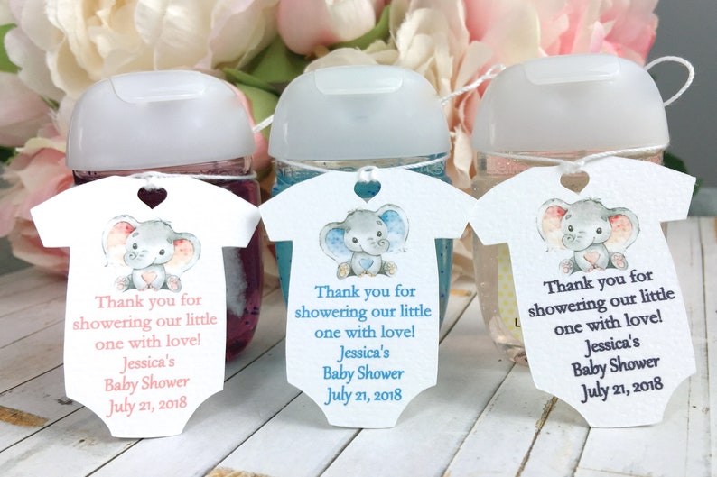 baby elephant baby shower favors