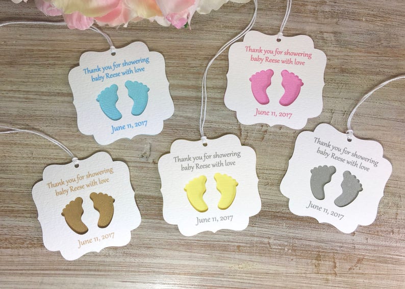 Baby Shower Favor Tags Baby Shower Party Favor Tag Baby Etsy