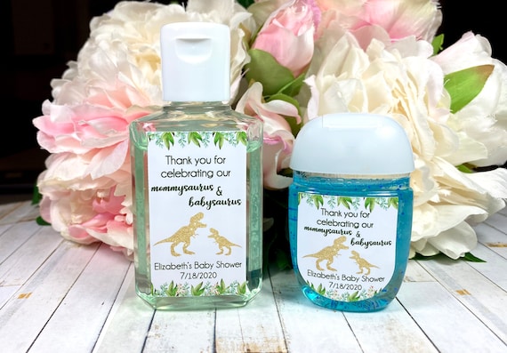 Dinosaur baby shower favor labels, Dinosaur birthday party favor labels, Boy baby shower favor labels, Thank you stickers Il_570xn