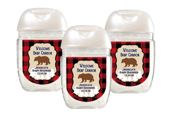 lumberjack baby shower favors