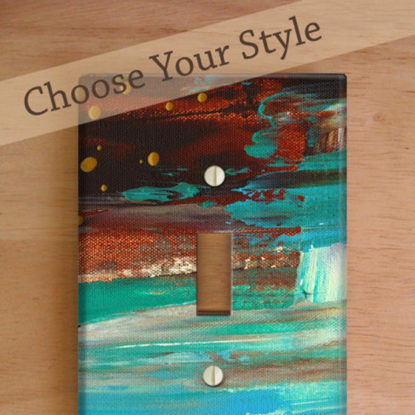 Paradise Cove vinyl lichtschakelaarcover: abstract nautisch interieur