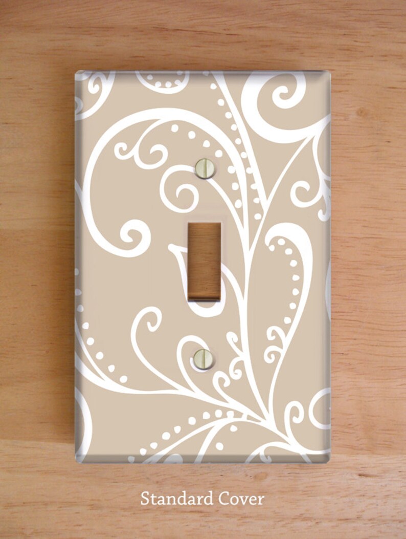 Silent Era, Sand, Vinyl Light Switch and Outlet Covers Standard Cover