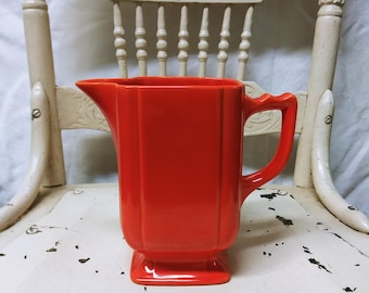 Fiesta Riviera Batter Jug in Original Red Glaze