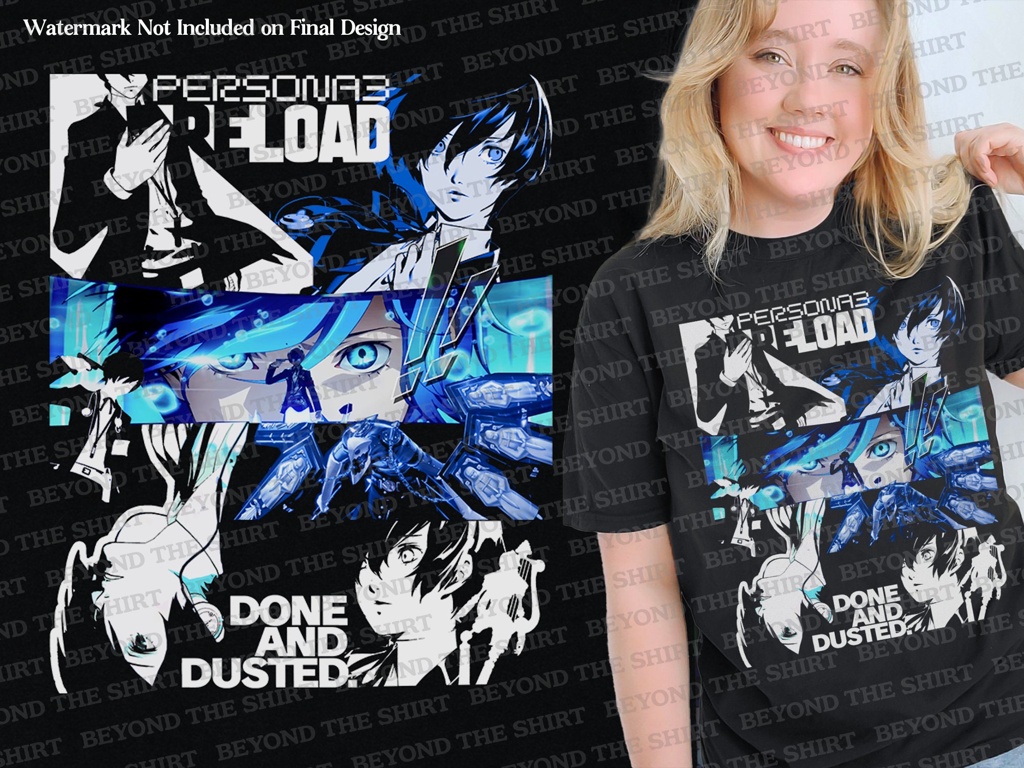 Persona 3 Reload Shirt - S.E.E.S. Iwatodai Gekkoukan High School 