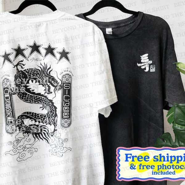 Five Star Dragon Kpop Shirt voor een verblijf Cadeau voor Kpop Fan Boy Group