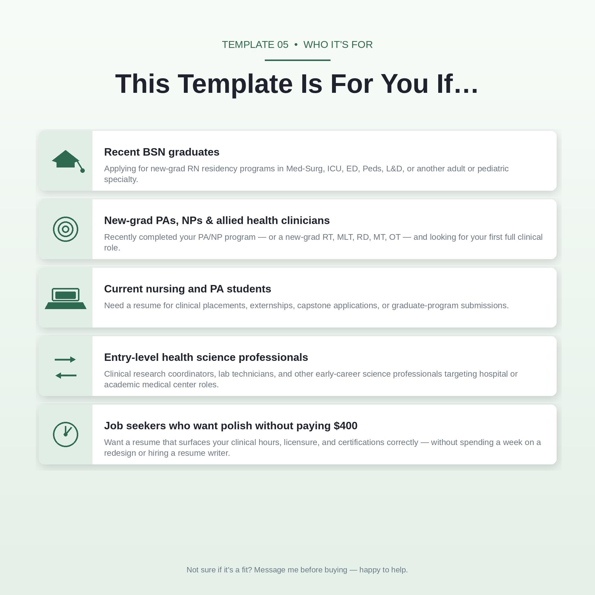 Ats-friendly Resume Template for New-grad Nurses & Allied Health ...