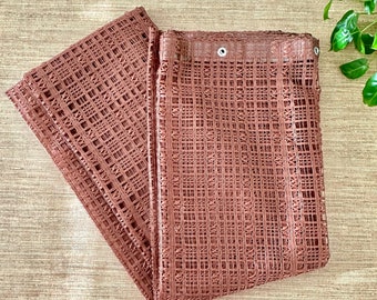 Vintage Brown Woven Shower Curtain - Fashion by Jolo