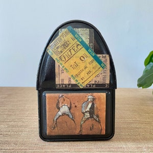 Vintage Decoupaged Thermos Lunchbox Equestrian Themed image 6