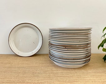 Dansk Brown Mist Dinner Plates by Neils Refsgaard - Sold in Sets