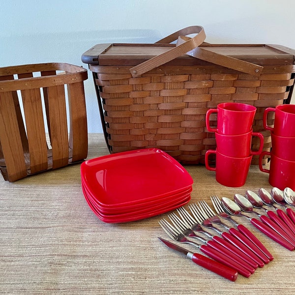 Large Picnic Basket Etsy