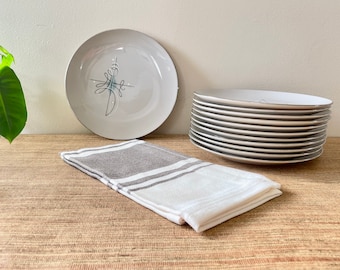 Vintage Franciscan Encore Salad Plates - Atomic Design - Set of 4