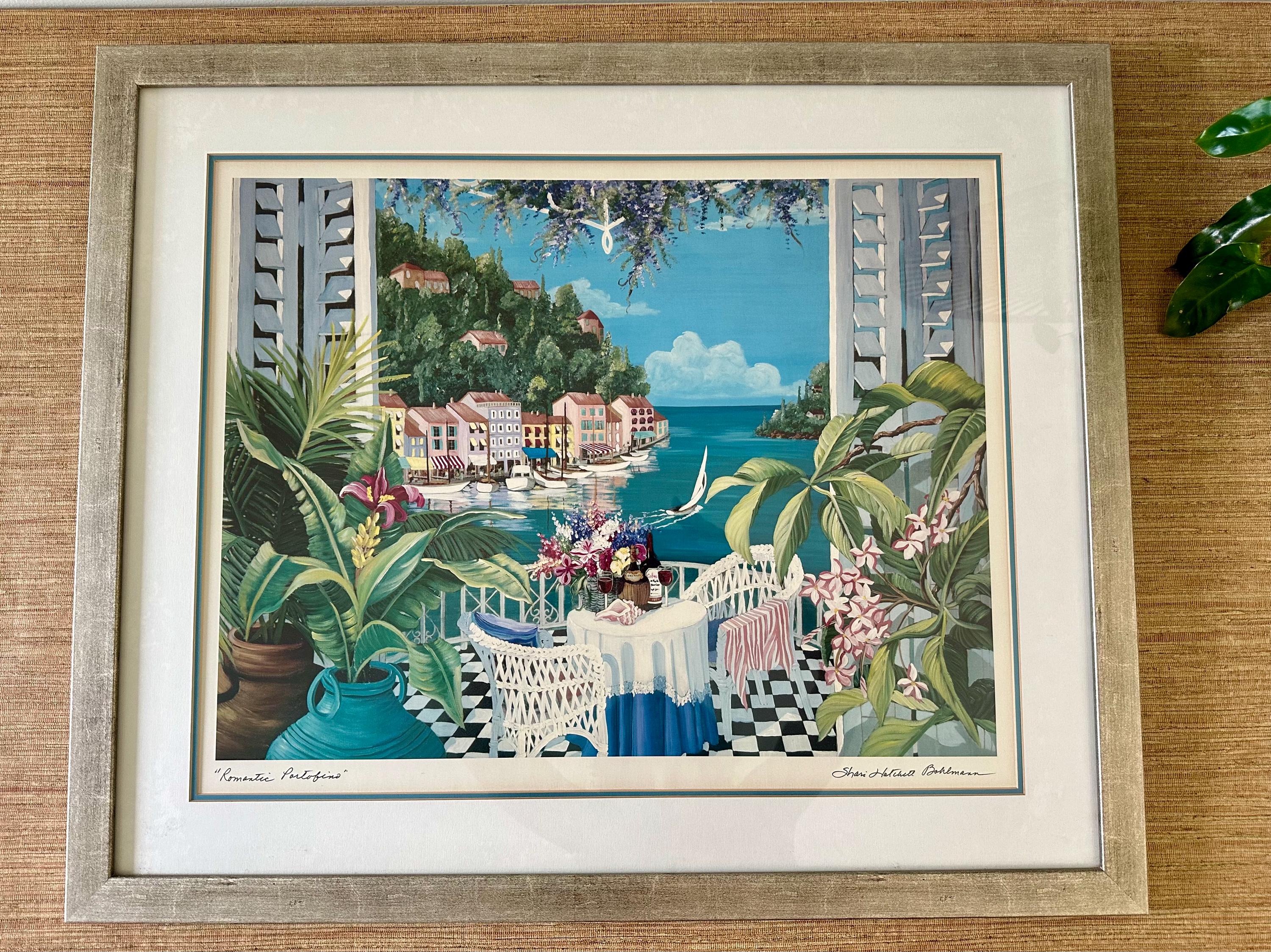神戸文子　ソンブレロの少年　額縁付き 神戸文子 ソンブレロの少年 額縁付き 絵画