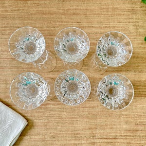 Vintage Baccarat DAssas Crystal Wine Glasses Set of 6 image 9