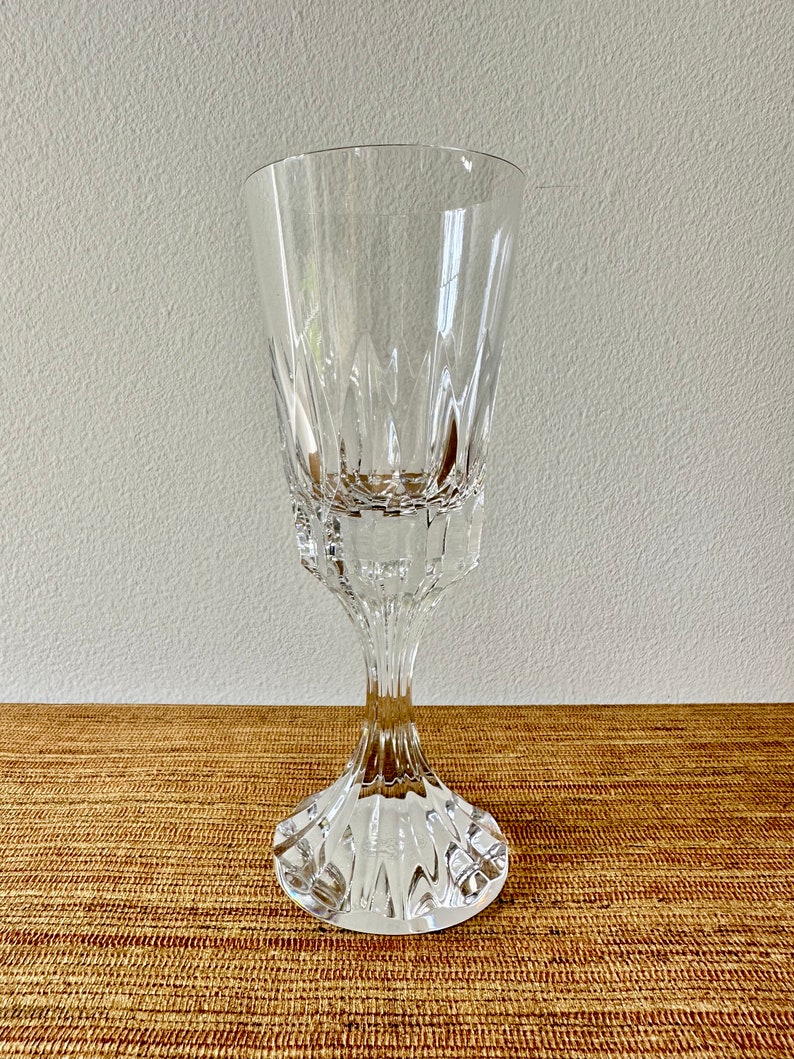 Vintage Baccarat DAssas Crystal Wine Glasses Set of 6 image 5