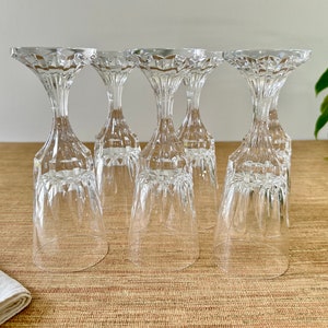 Vintage Baccarat DAssas Crystal Wine Glasses Set of 6 image 10