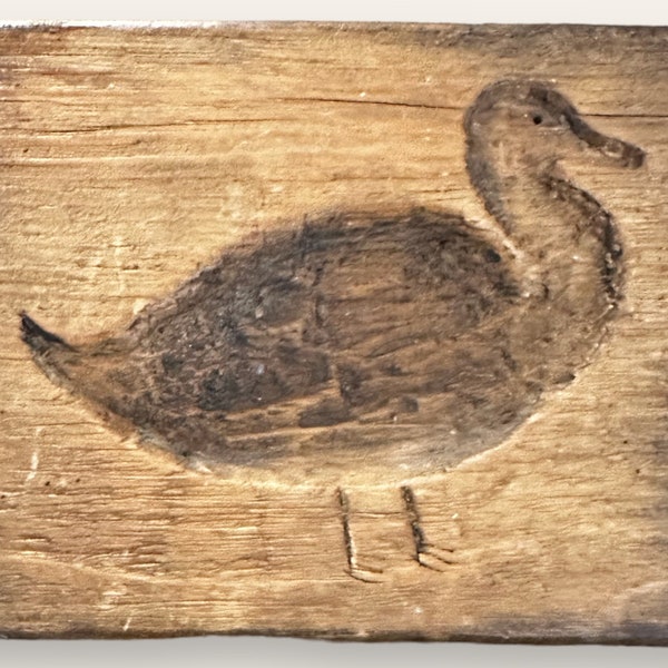 Duck Intaglio Wood Carving