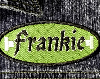 Frankie Frankenstein Name Embroidered Patch - Iron On