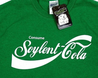 Soylent-Cola Soylent Green Parody TShirt by Crazed Lemming