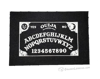 Tablero OUIJA Coser en lienzo Parche