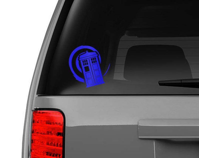 Police Box Vinyl Decal for Car Windows and Laptops Tardis in - Etsy