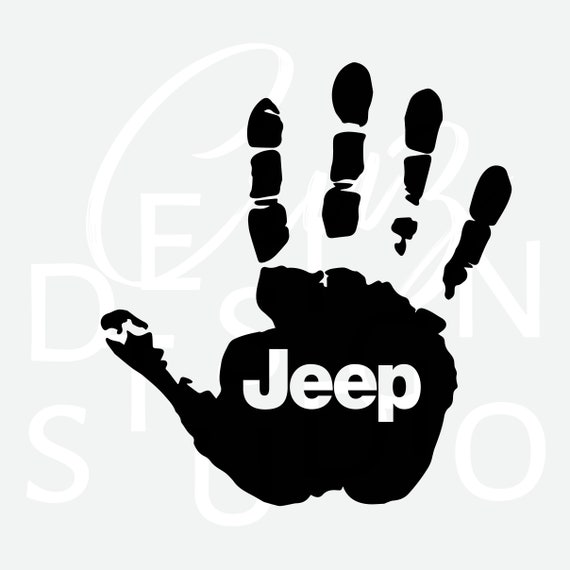Download Jeep Wave Jeep Hand svg png eps dxf cricut silhouette | Etsy