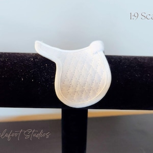 1:9 Scale Shaped English Saddle Pad for Breyer Model Horses - You Choose Colors