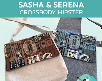 Sasha & Serena Crossbody Hipster ~ PDF Pattern