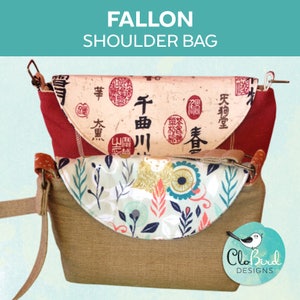 Fallon Shoulder Bag ~ PDF Pattern