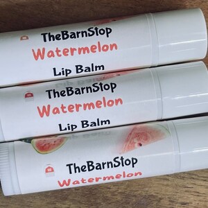 Watermelon Lip Balm: Natural Shea Butter Homemade Chapstick