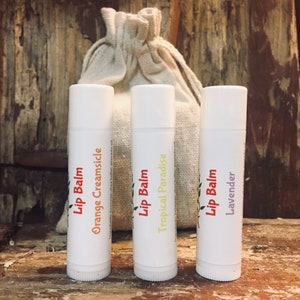 Handmade Lip Balm, Orange creamsicle lip balm, lavender lip balm, Fruit Lip Balm, shea butter Lip Balm, homemade chapstick
