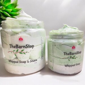 Whipped Soap | Sparkling Cucumber | Cream Soap | Shaving Cream | Bath Soap | Whipped Body Wash | Whipped Shaving Cream |  Gifts for Her