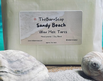 Beach Scented Wax Melts | Lime Coconut Eucalyptus, Soy Blend