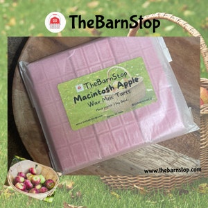 Apple Wax Melt | Fruit Wax Tart | Highly Scented Wax Melts | Wax Melt Snapbar, plastic free