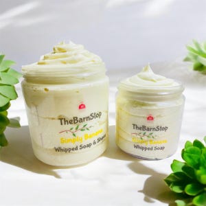 Banana Whipped Soap: Vegan Foaming Bath & Shave Cream